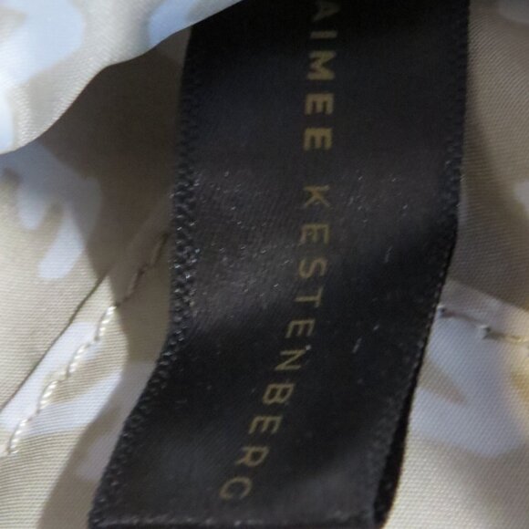 Aimee Kestenberg Madrid Leather Crossbody Purse Bag Light Gray Blue - Picture 10 of 12